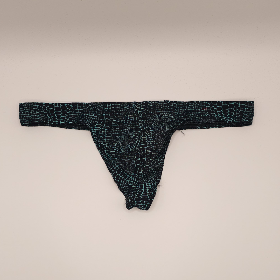 Olaf Benz Snake Pattern Thong