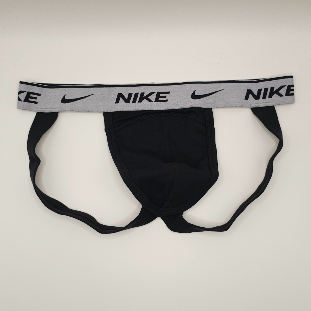 Nike Jockstrap Black (grey Waistband)