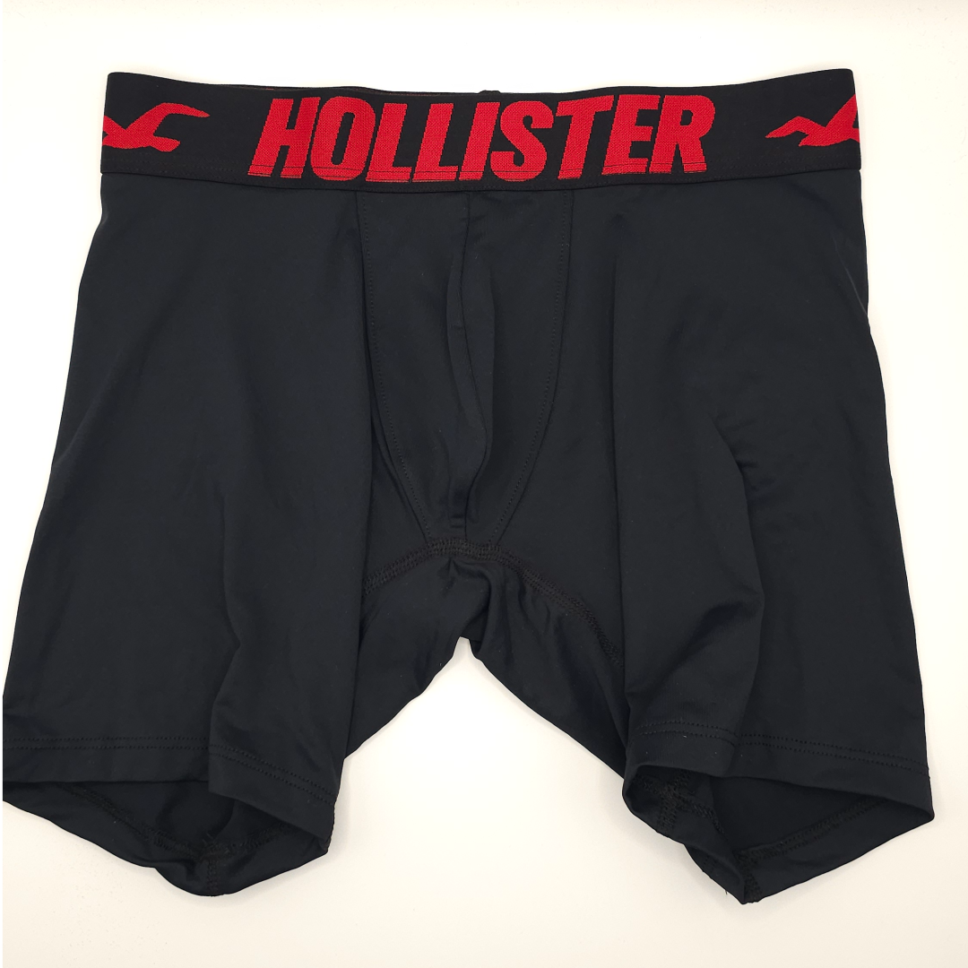 Hollister Boxer Briefs (black - Red Logo Waistband)