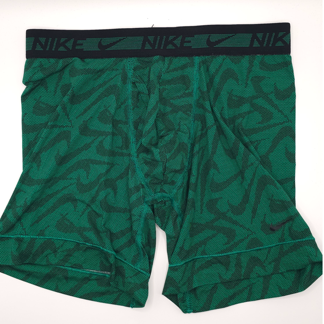 Nike Boxer Briefs (green With Logo)
