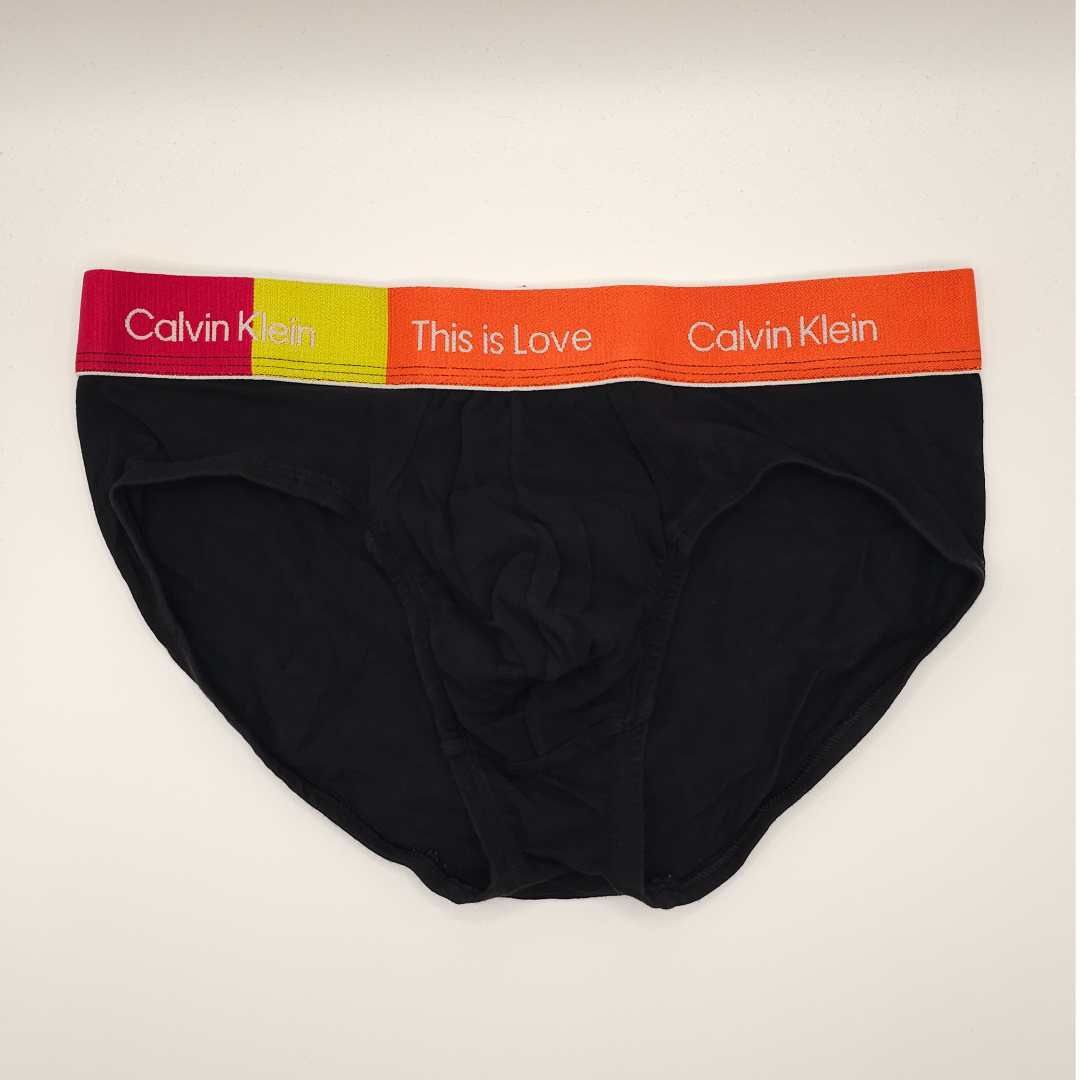 Calvin Klein Black Briefs This Is Love (pride)